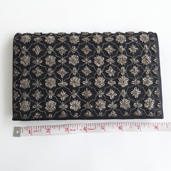 Vintage Clutch Black Antique Silver - Picture 3 of 8